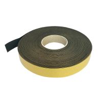 Foam tape, 30x1mm, roll 30m, black