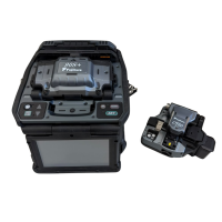 Used fusion splicer, 90S+, 863 splices, manufactured in 2022, includes CT-50 Cleaver, Fujikura