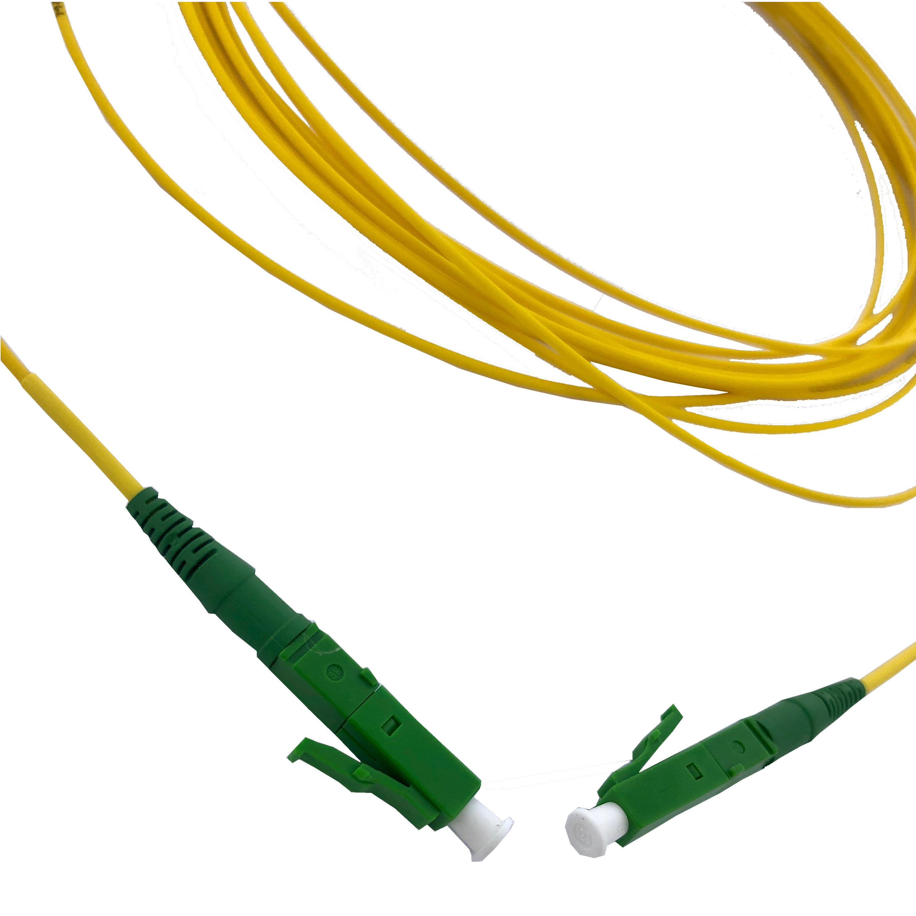 Patch cable simplex SM, LC/APC-LC/APC, 1.2mm, 4.5m