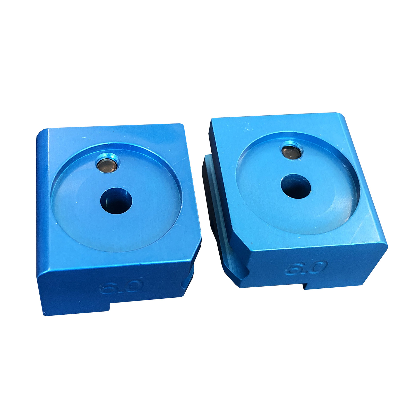 Guide block, 6.0mm, blue, Ripley Miller