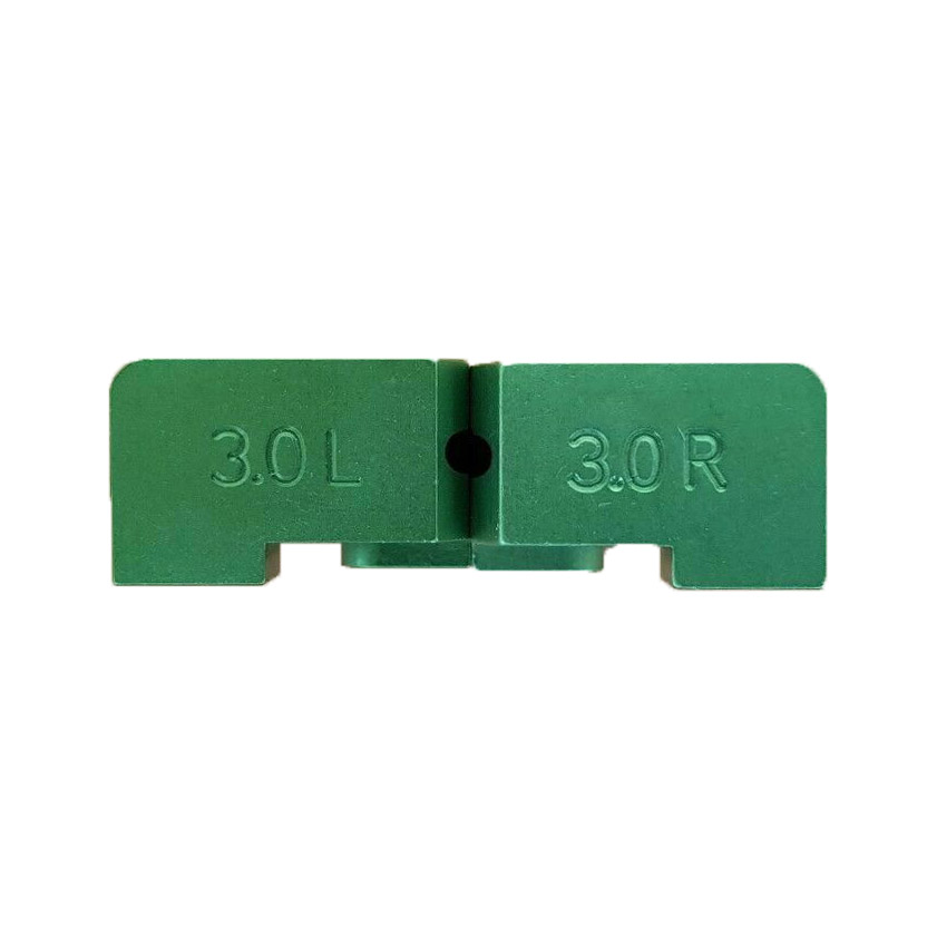 Guide block, 3.0mm, green, Ripley Miller