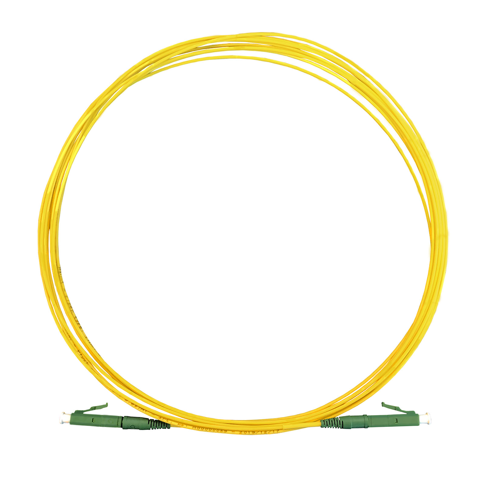 Patch cable simplex SM, LC/APC-LC/APC, 1.2mm, 4.5m