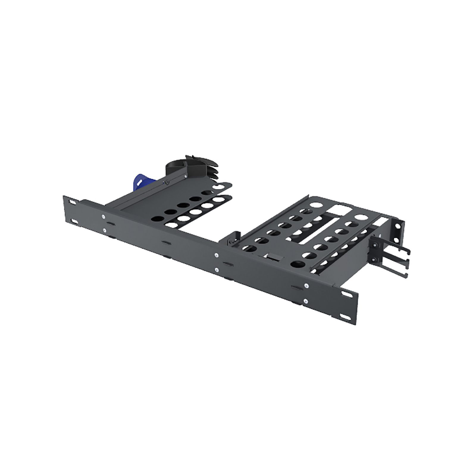 LISA chassis, 1HE, black