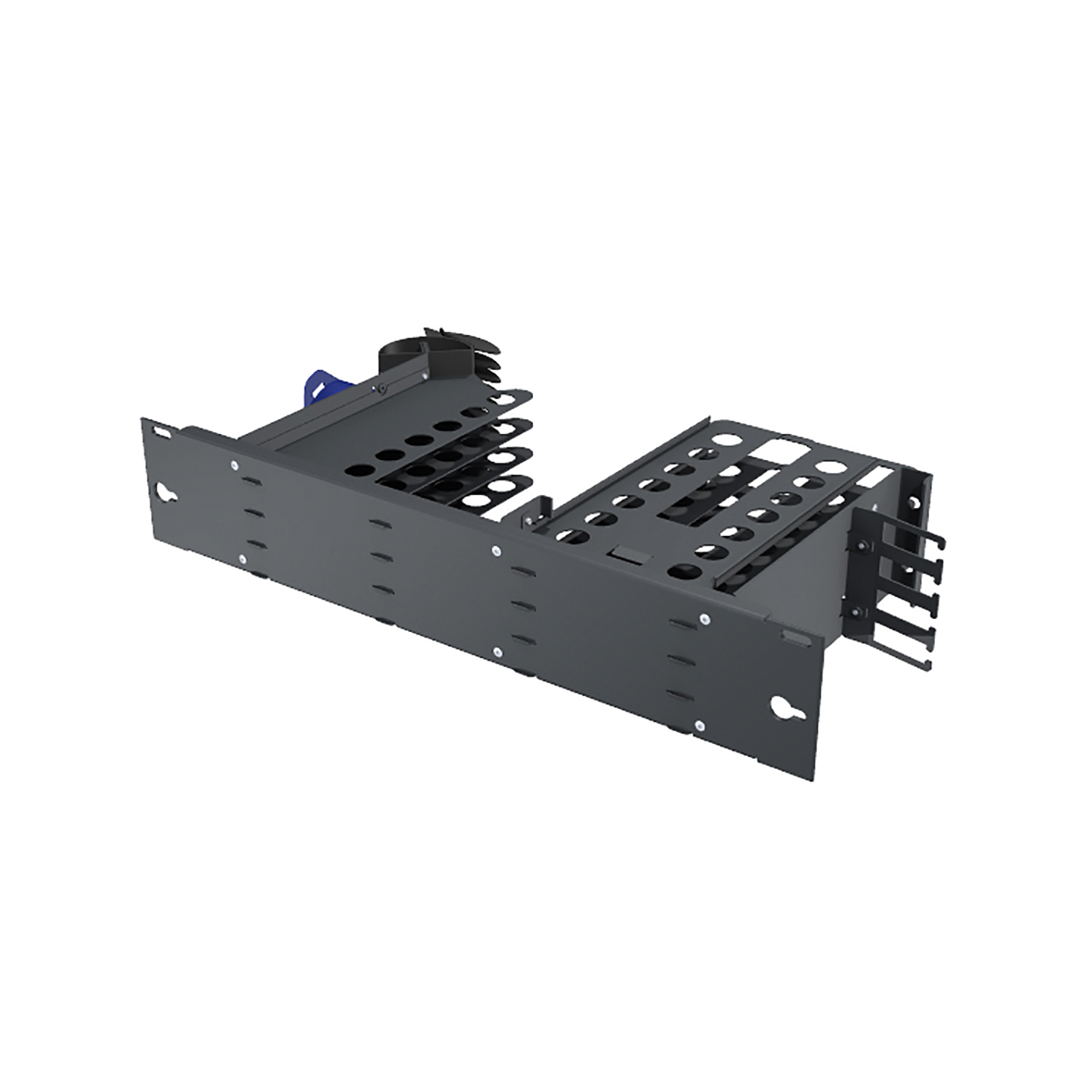 LISA chassis, 2HE, black