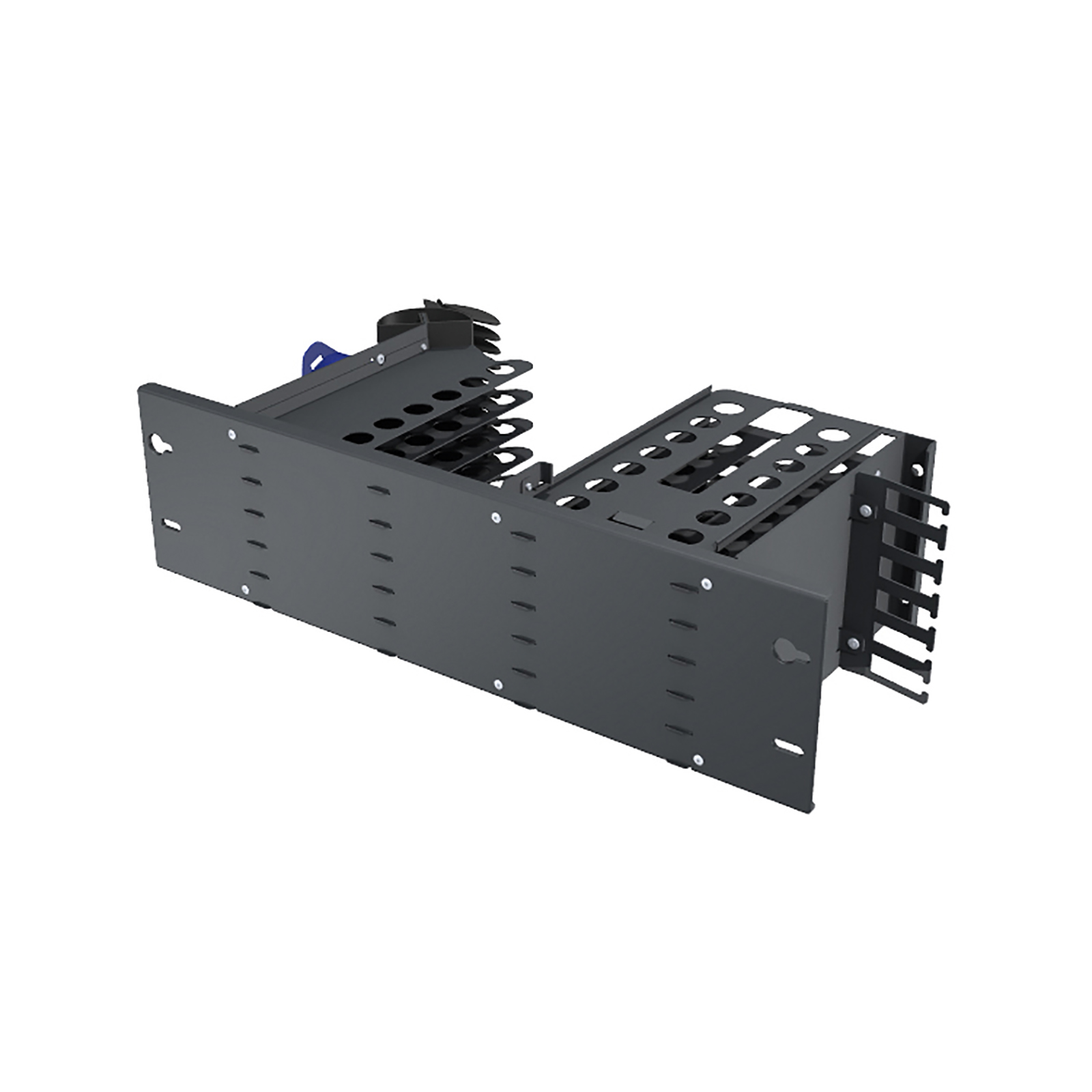 LISA chassis, 3HE, black