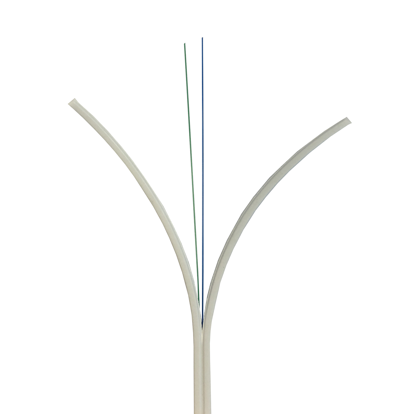 DAC cable indoor, M-DIC, LSZH, CPR B2ca, 2-way, SM, G.657A1, 250um, 3.0x2.0mm, white (KPN)