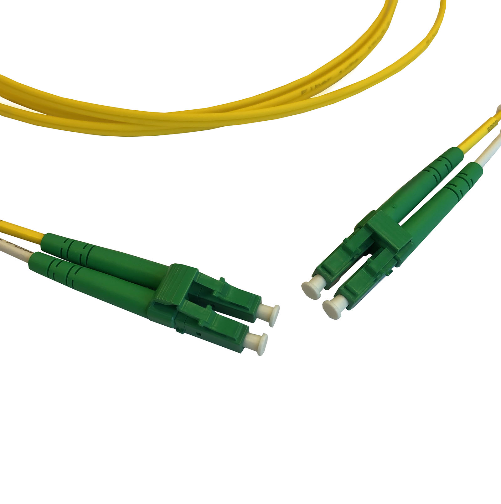 Patch cable duplex SM, LC/APC-LC/APC, 1.8mm, 2m