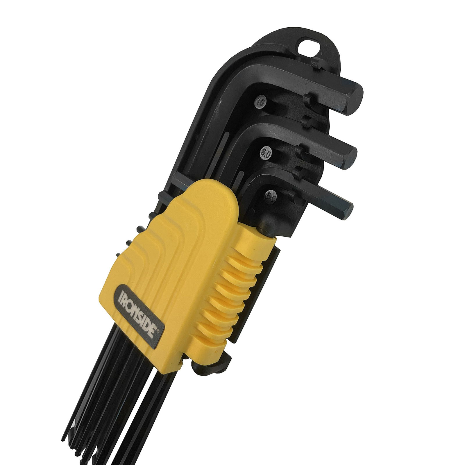 Allen wrench set, incl. ball head, 9-piece, Ironside