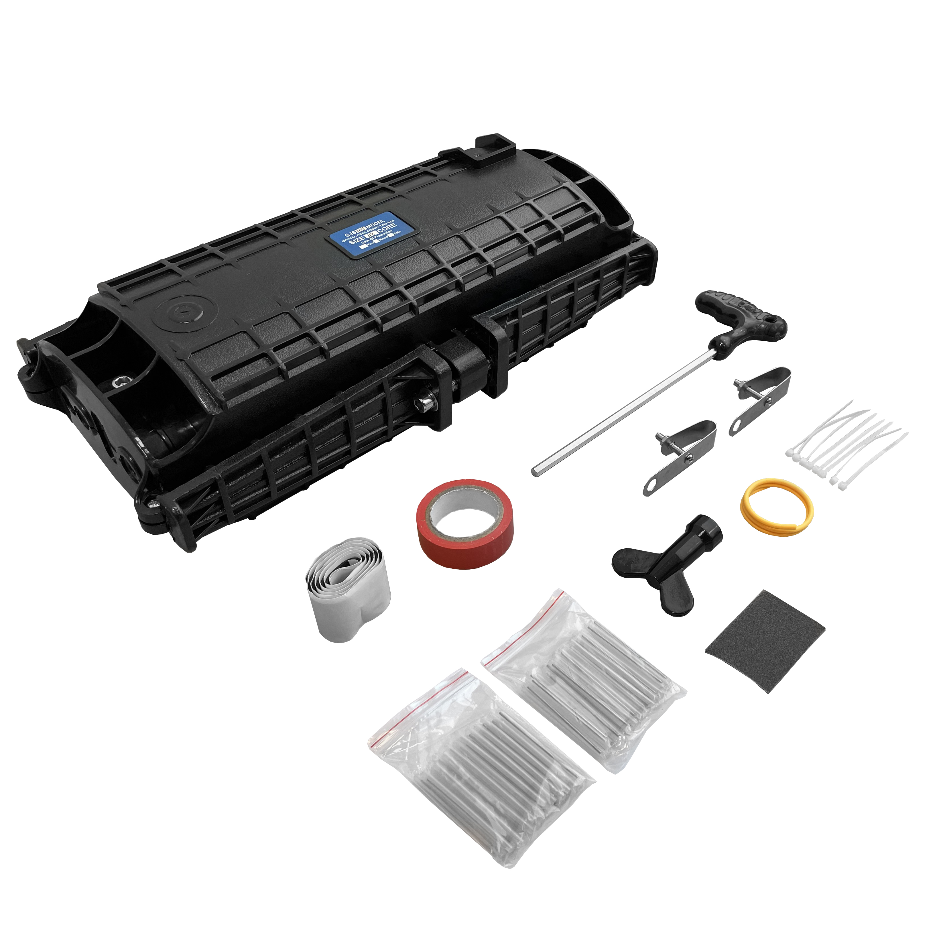 In-line Fiber optic enclosure, 48-way