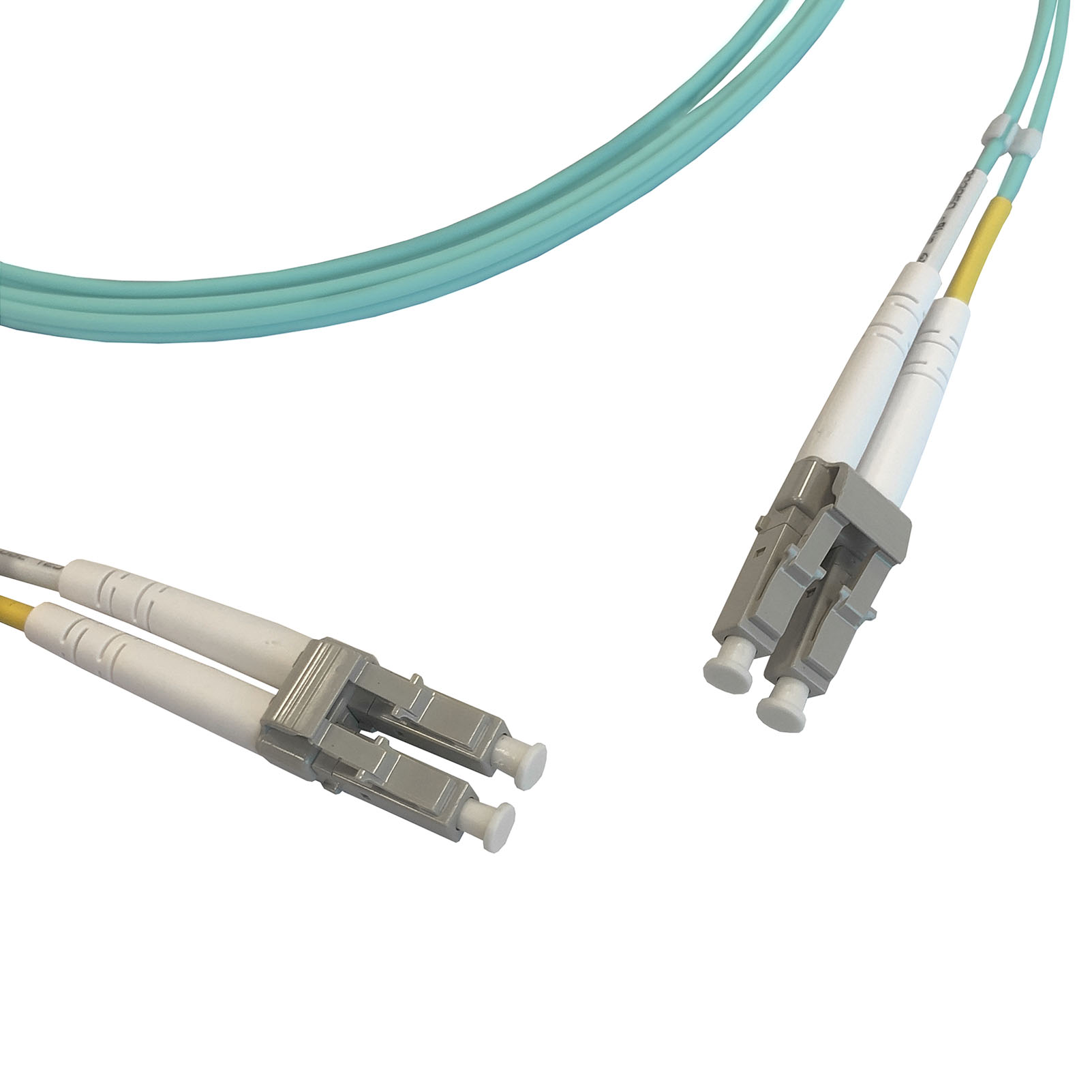 Patch cable duplex OM3, LC/PC-LC/PC, 1.8mm, 0.2m