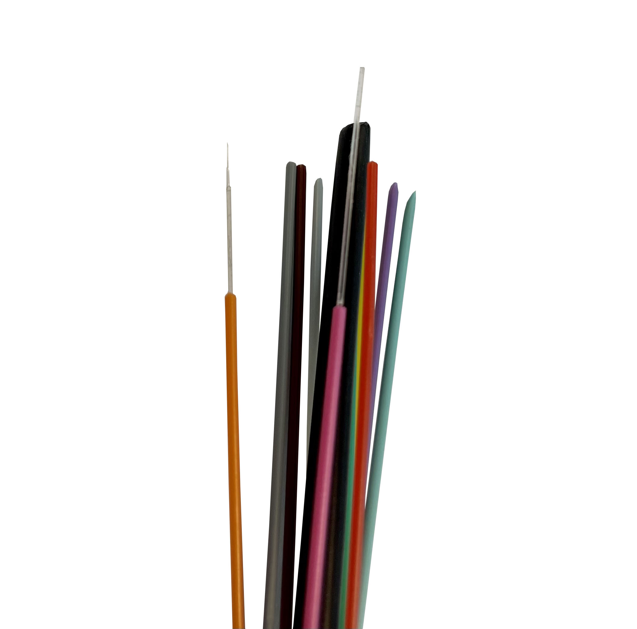 Drag chain cable, 12-way, OM3, 250um, 13.0mm, PUR, black