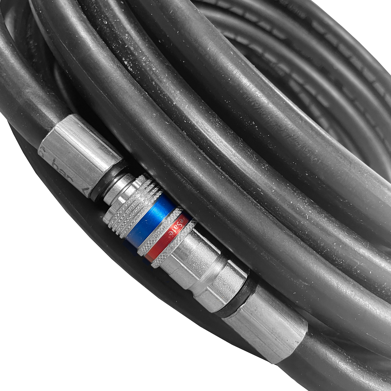 Air hose MicroFlow/NanoFlow, 3/8inch, supersoft, with cejn fittings, 10m, Fremco