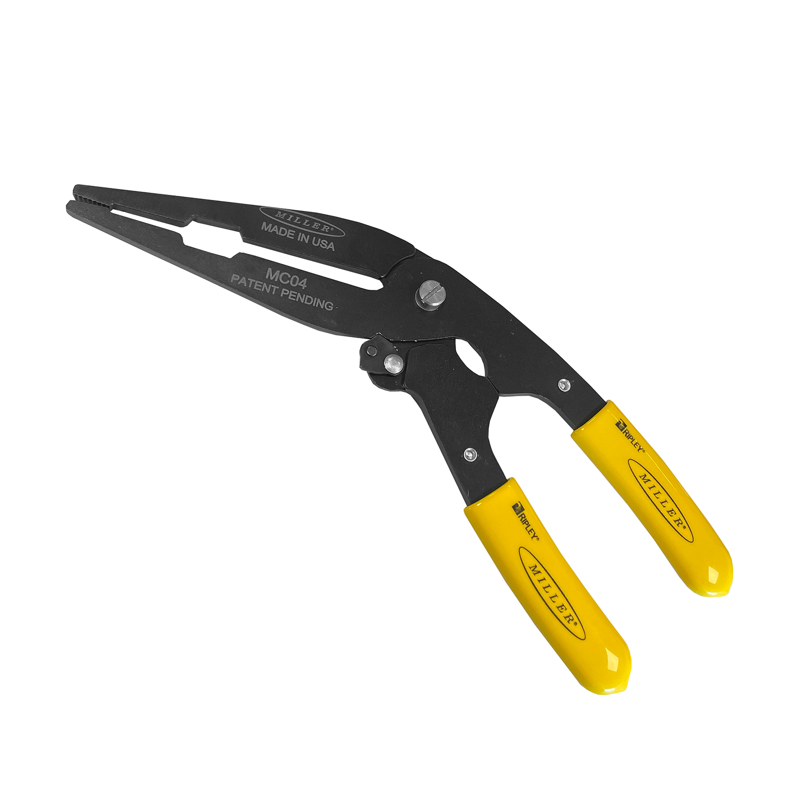 Fiber optic connector pliers, insert/extraction, MC04-7000, Ripley Miller