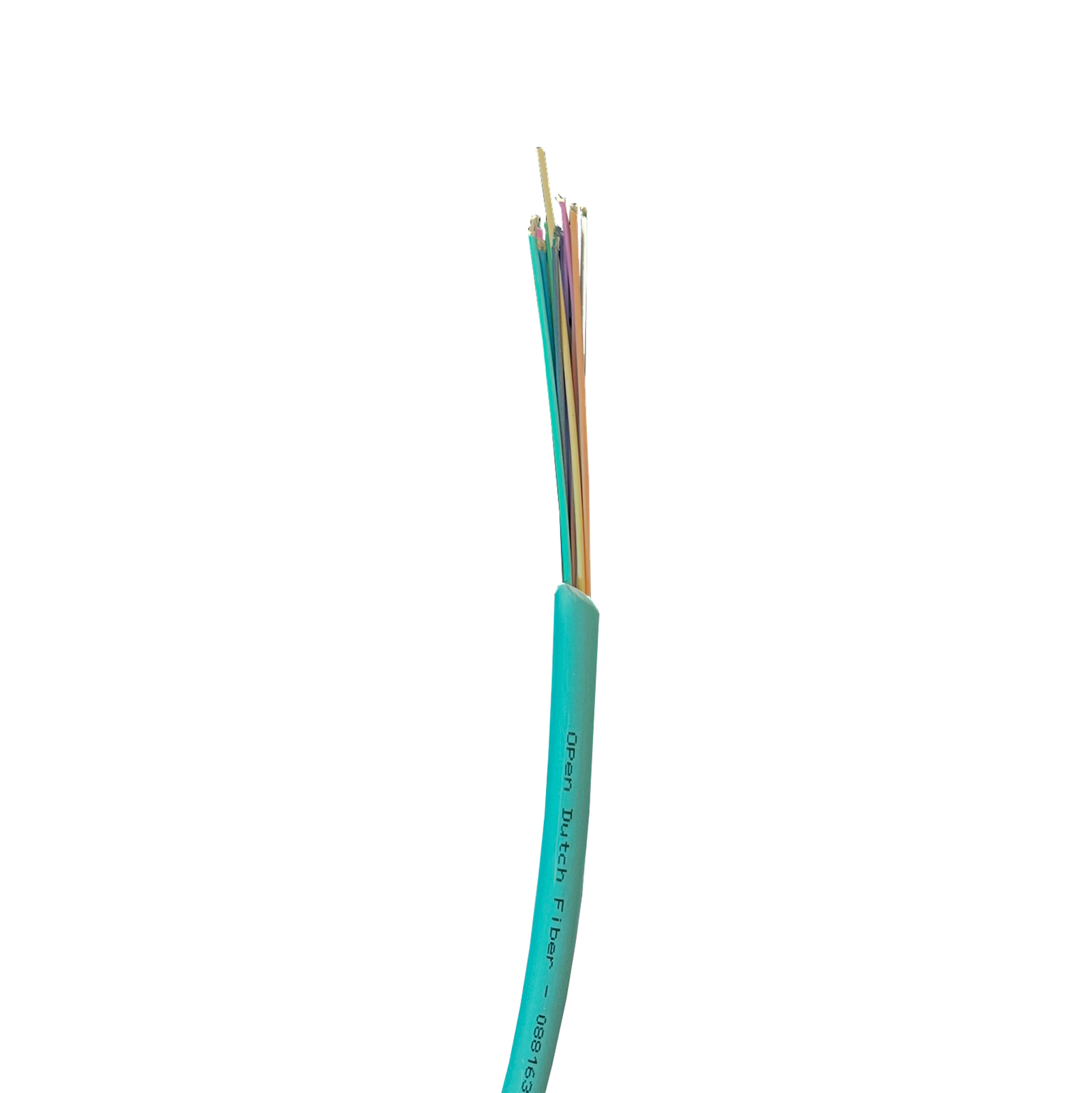 Fiber optic cable, riser, 48-way, 12x4, SM, G.657A1, 250um, 8.0mm, turquoise (ODF)