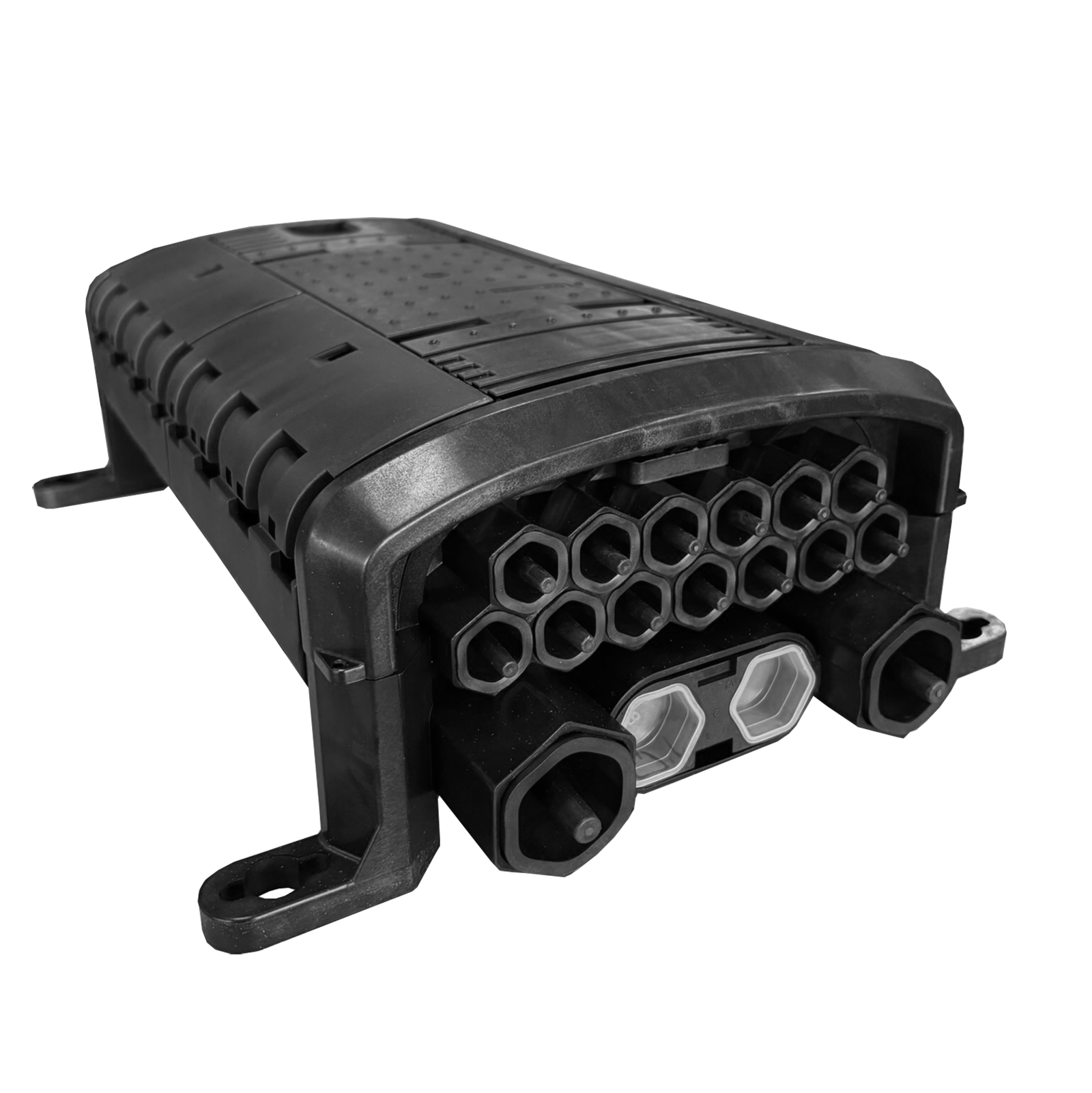 Fiber optic enclosure BPEO 1.5 FDP, empty, 13x 3.5-9.5mm, 4x 5-18mm, 12x welding cartridge, 1x bracket, Corning