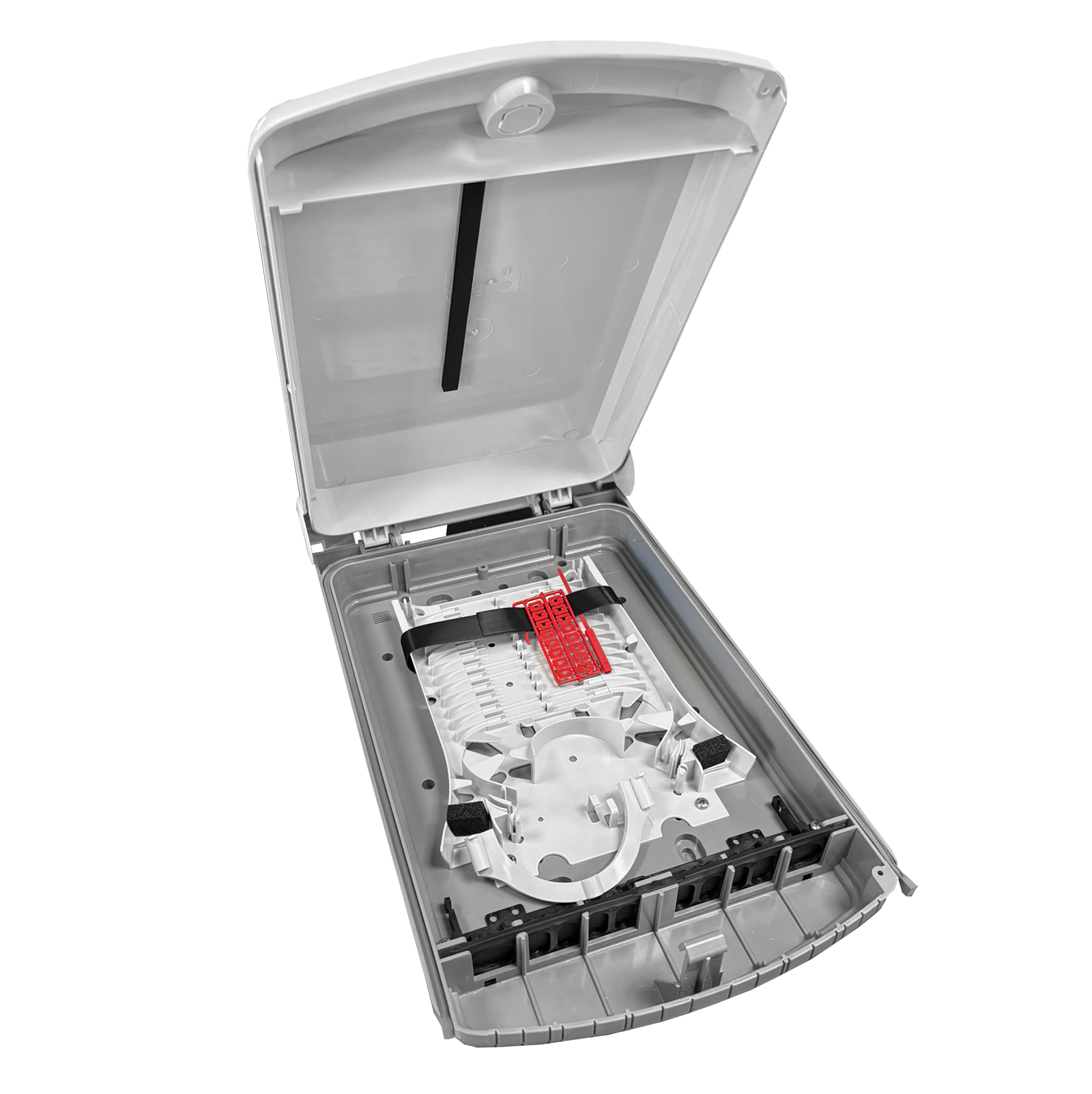 Fiber optic enclosure PBO T2, 12-way, size 2, Corning