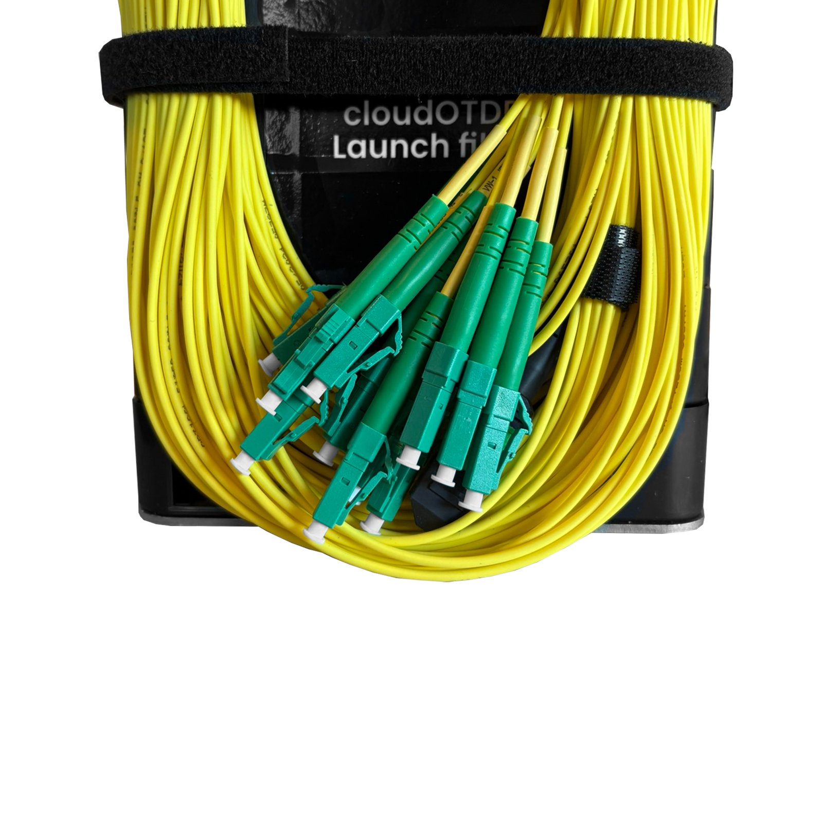 Cloud OTDR, launch cable, 12-way, G.657A1, 575m, LC/APC, Maunt