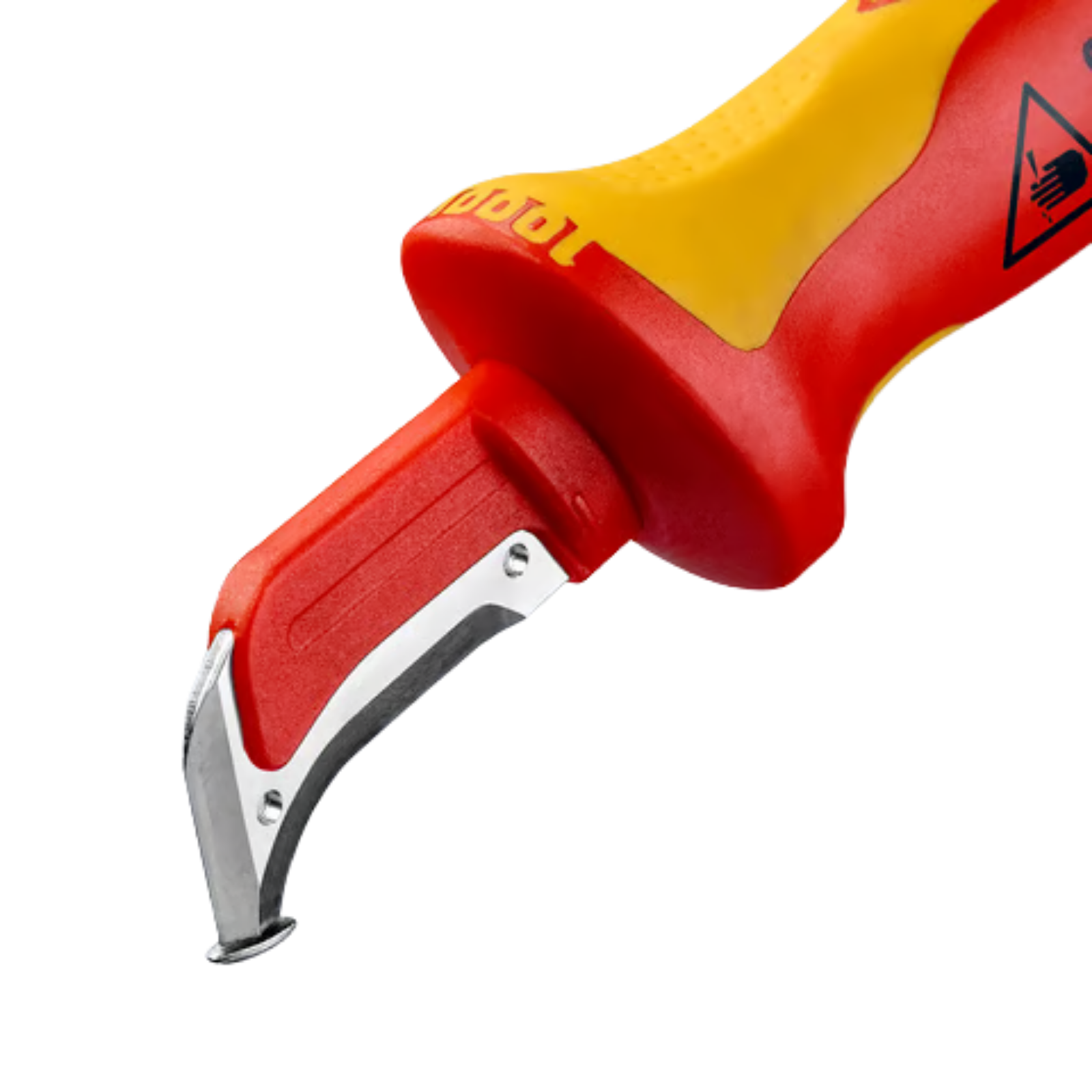 Cable knife, with sliding lug, 180mm, VDE, Knipex