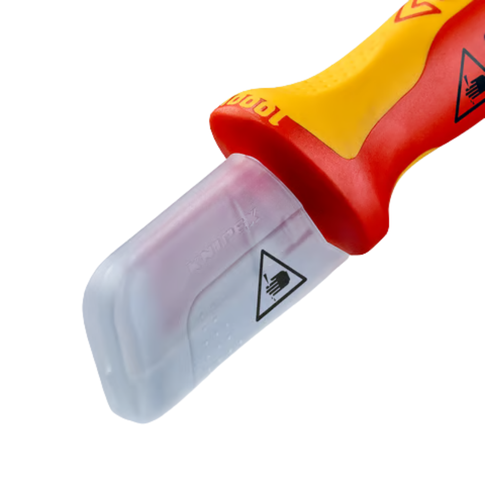 Cable knife, with sliding lug, 180mm, VDE, Knipex