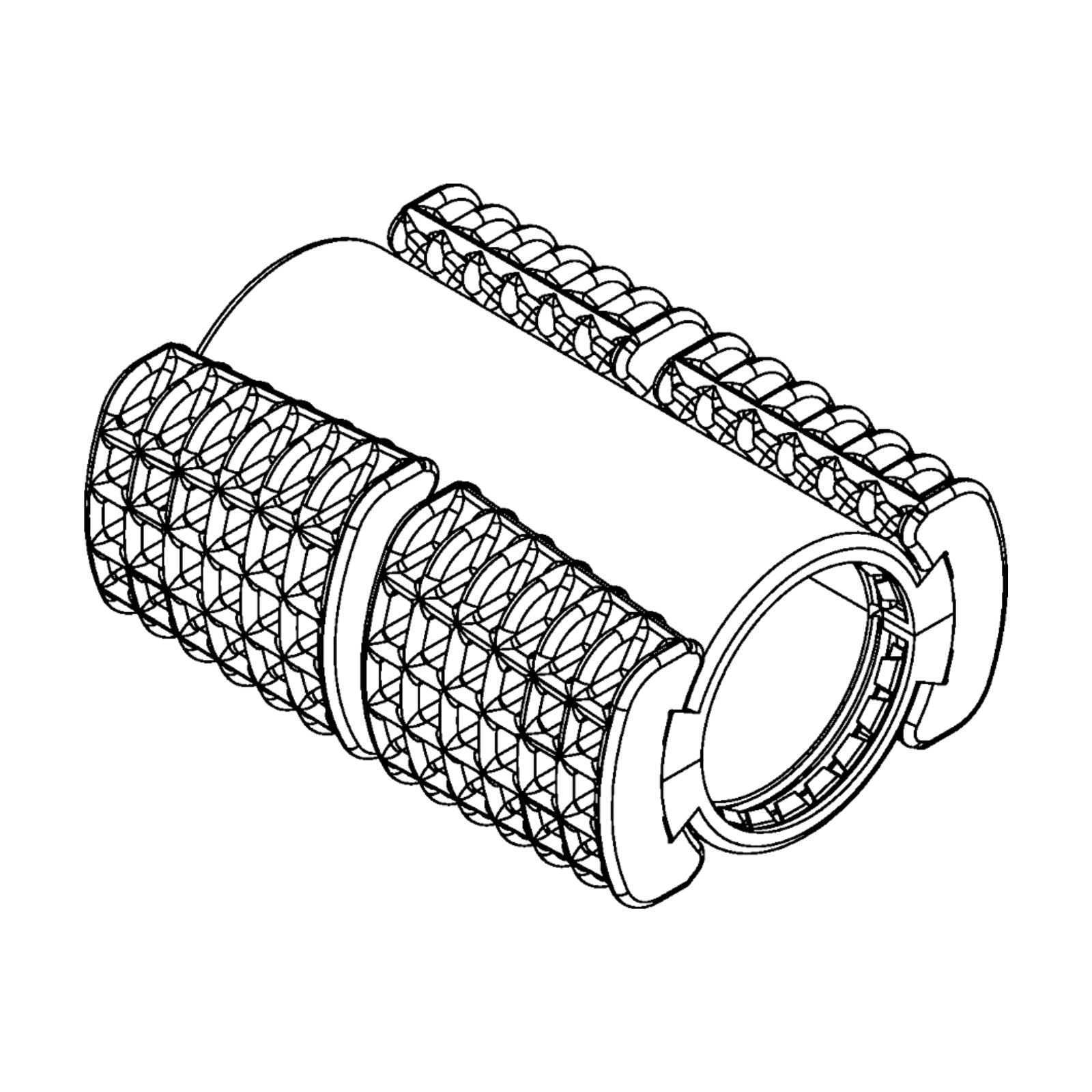 Clutch, divisible, 50mm, EBM, Gabocom