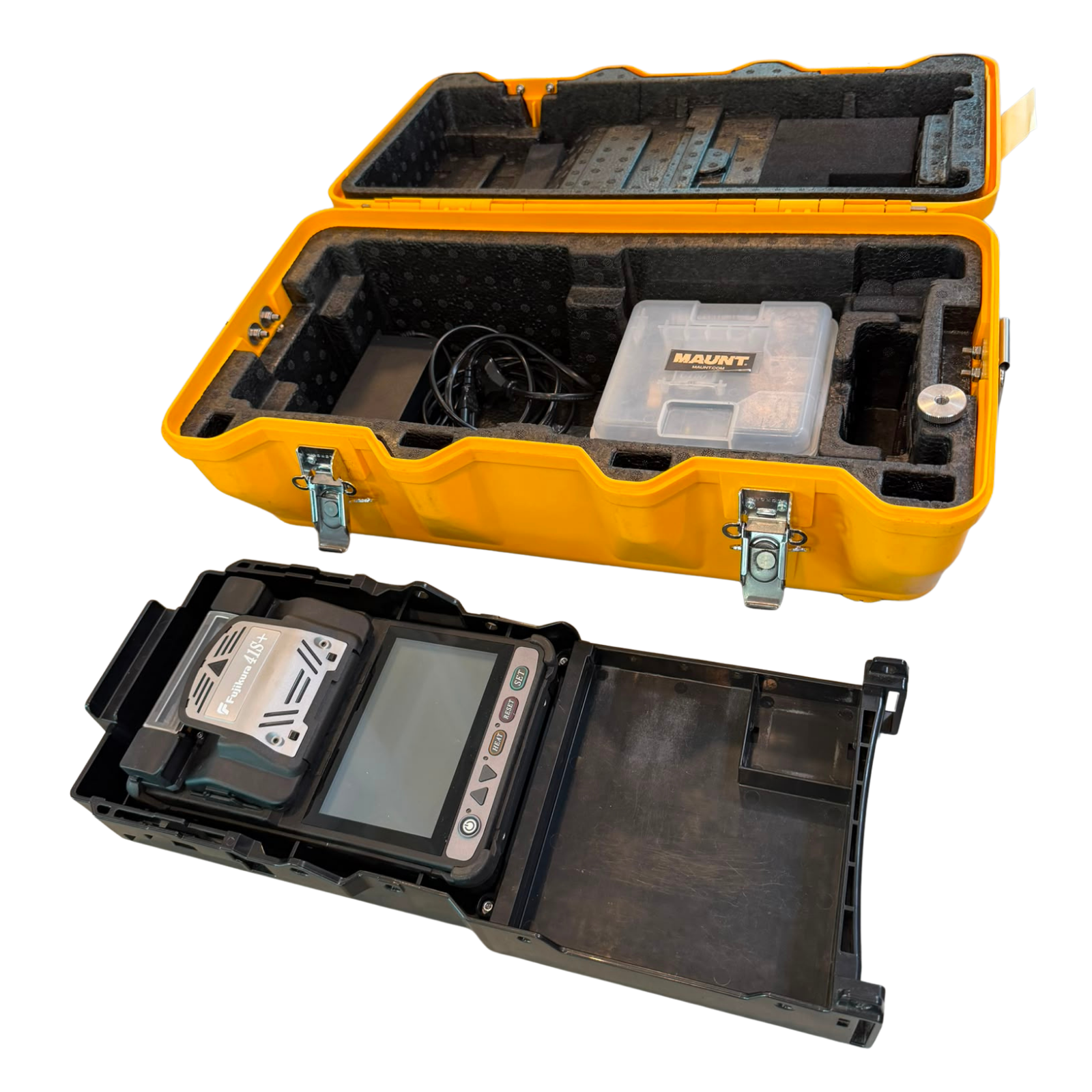 Used Fusion splicer, 41S+, 1419 splicing, year of construction 2022, including CT-50 Cleaver, Fujikura