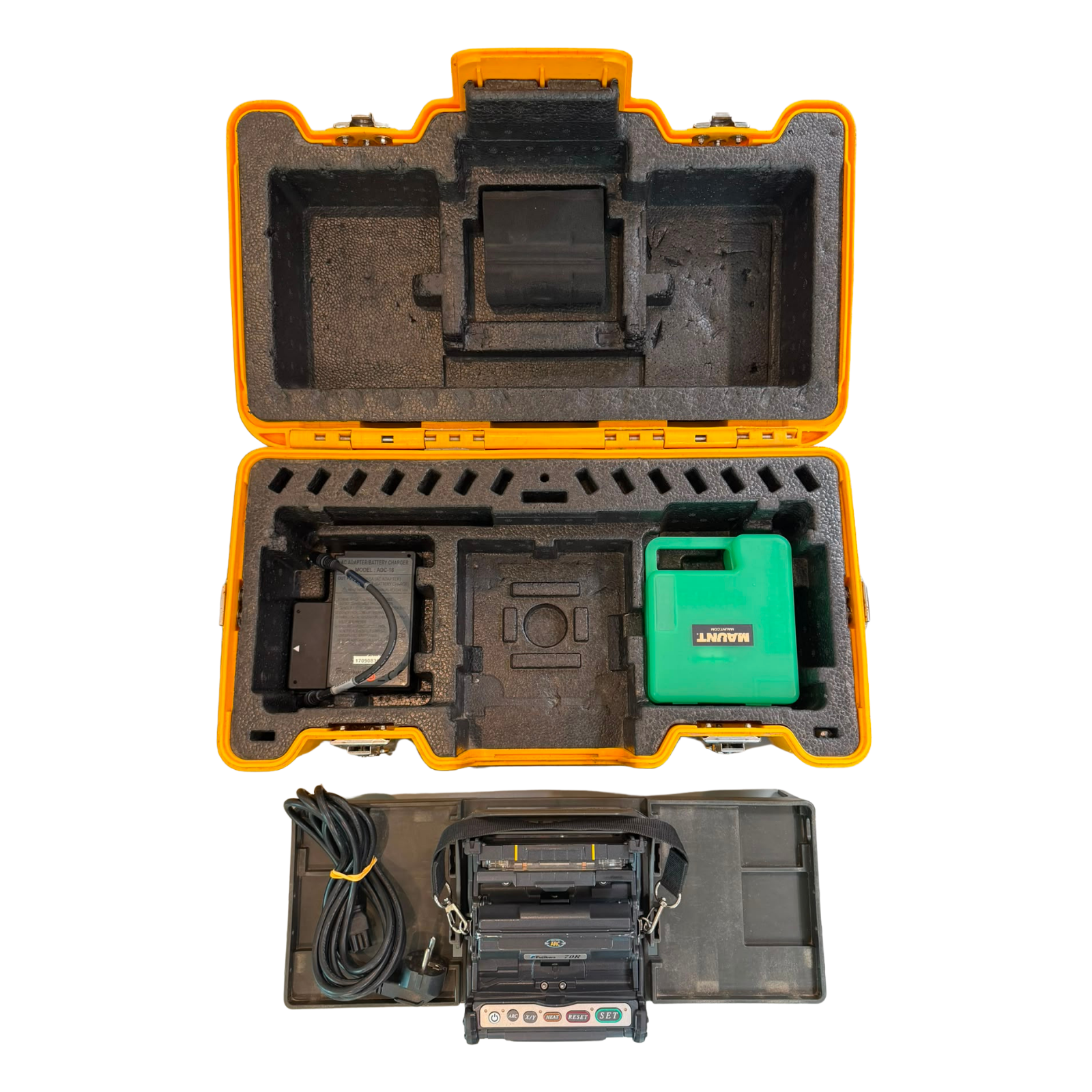 Used Fusion splicer, 70R, 7380 splicing, year 2016, including CT-30 cleaver, Fujikura