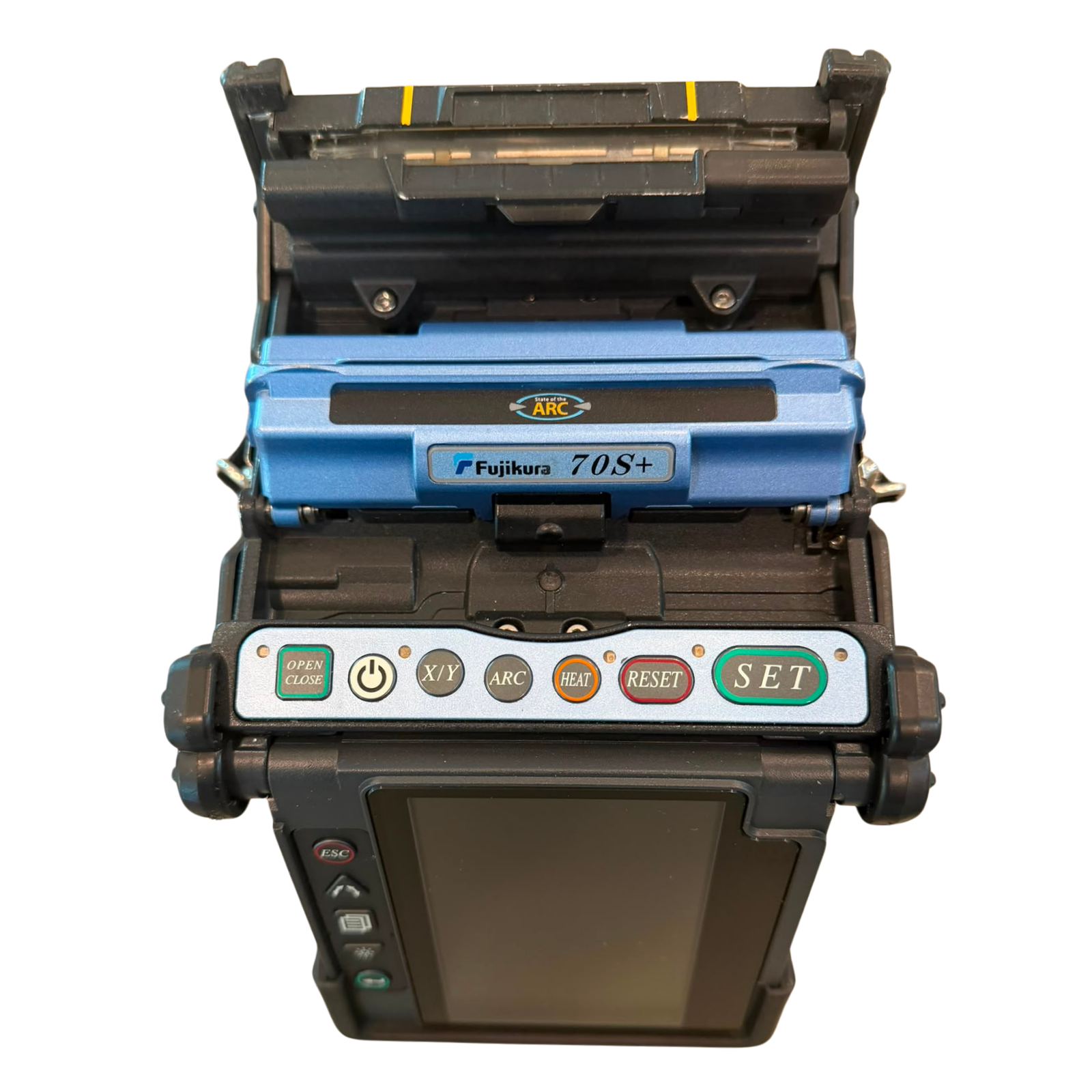 Second-hand splicer, 70S+, 77940 splicing, year of construction 2019, including CT-50 Cleaver, Fujikura