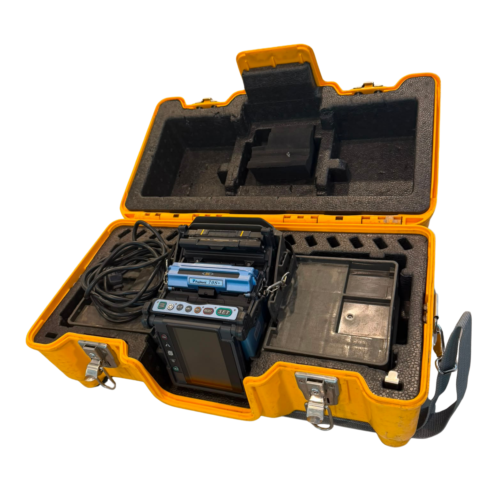 Second-hand splicer, 70S+, 77940 splicing, year of construction 2019, including CT-50 Cleaver, Fujikura